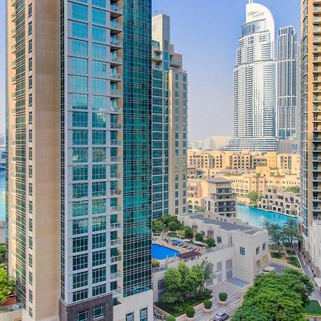 Durrani Homes - Luxurious Studio Near Dubai Mall With Pool View Kültér fotó